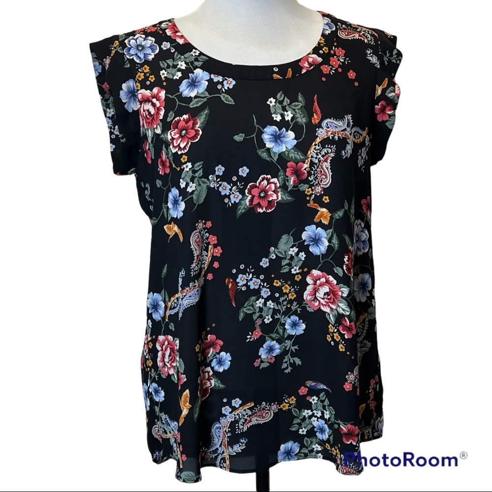 Pleione Spring Flowy Floral Top